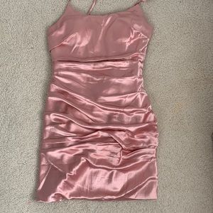 silk bodycon dress